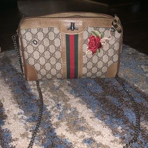 * RARE * Vintage Gucci Bee Patchwork Bag